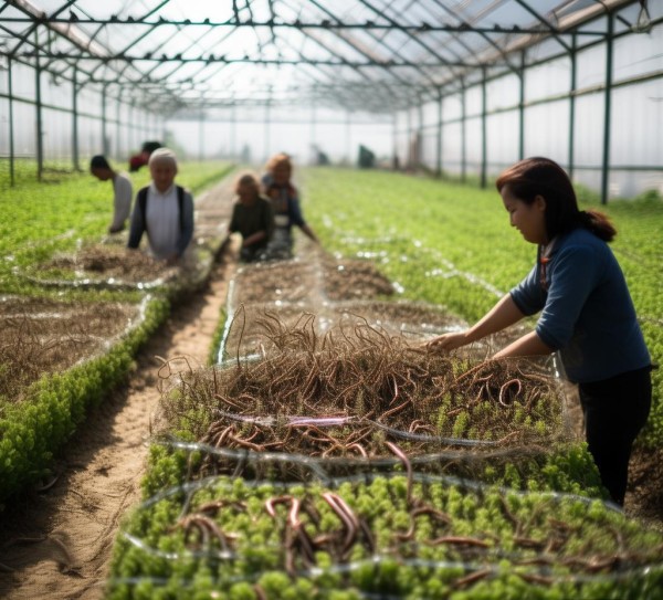 农业网蚯蚓养殖技术，高效生态模式的研究与实践